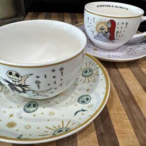 Disney The Nightmare Before Christmas Jack Skellington & Sally Celestial Teacup